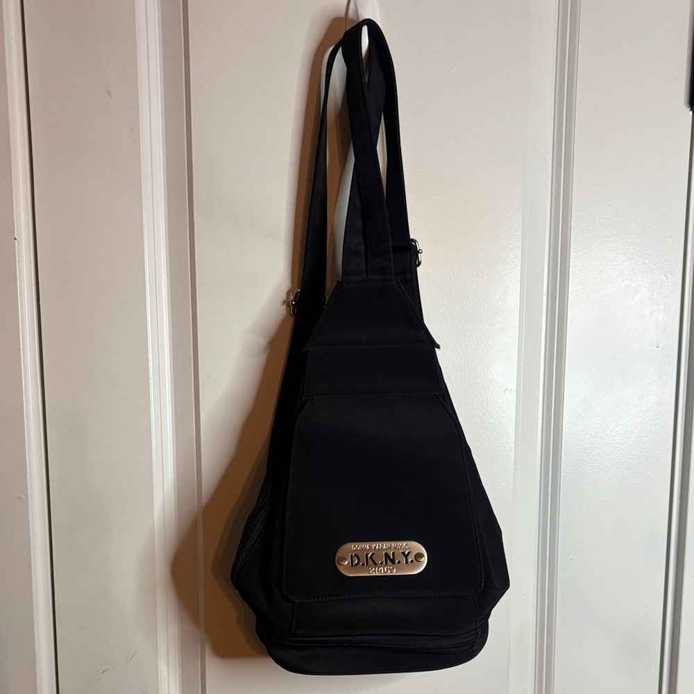 DKNY Black Sling Backpack